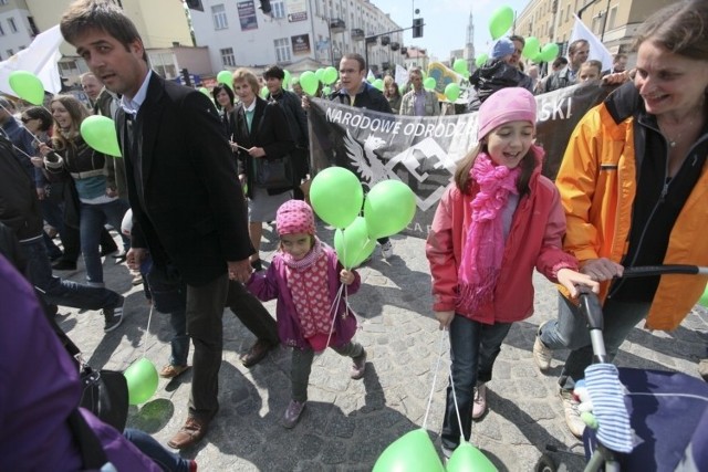 Marsz dla Życia i Rodziny w centrum Białegostoku