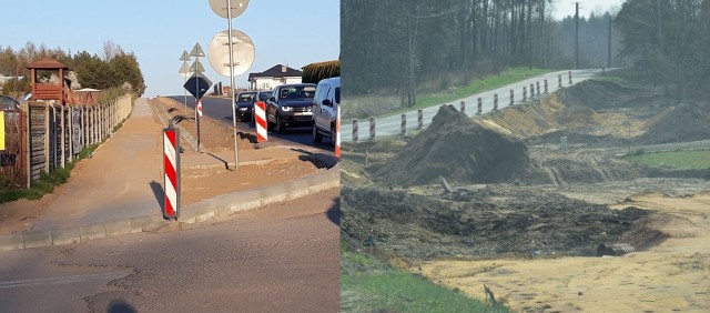 Trwa budowa drogi wojewódzkiej numer 727 w Jastrzębiu i Chlewiskach w powiecie szydłowieckim. Sprawdzamy postęp prac.>