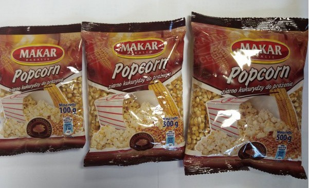 Chodzi o popularny popcorn sprzedawany w postaci ziaren...