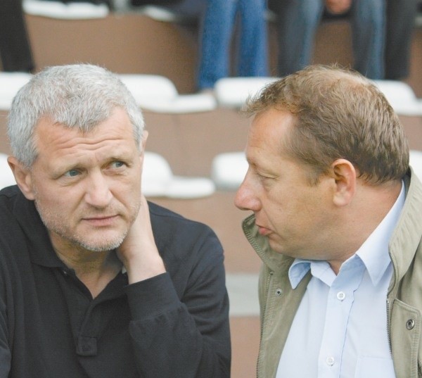 Grzegorz Kowalski (z lewej) i Ryszard Okaj. Sezon zaczynali w konfiguracji, że to Kowalski jest tym podejmującym ostateczne decyzje co do składu. Teraz sytuacja się zmieniła.
