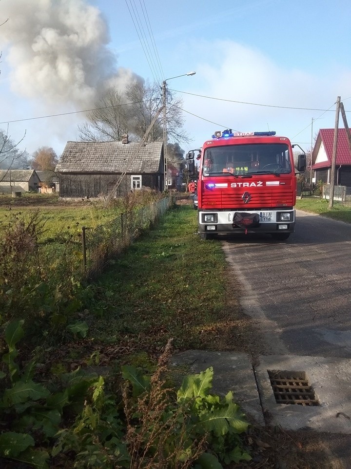 Rynki. Tragiczny pożar. Kobieta zginęła w płomieniach (zdjęcia)