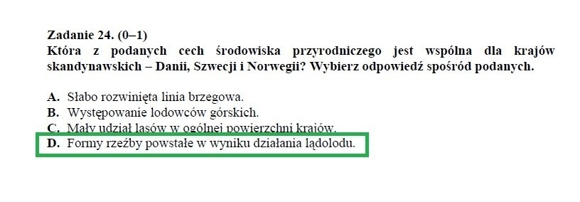 Egzamin gimnazjalny 2013 przyroda. Test z biologii, geografii, fizyki, chemii [ARKUSZE, ODPOWIEDZI]