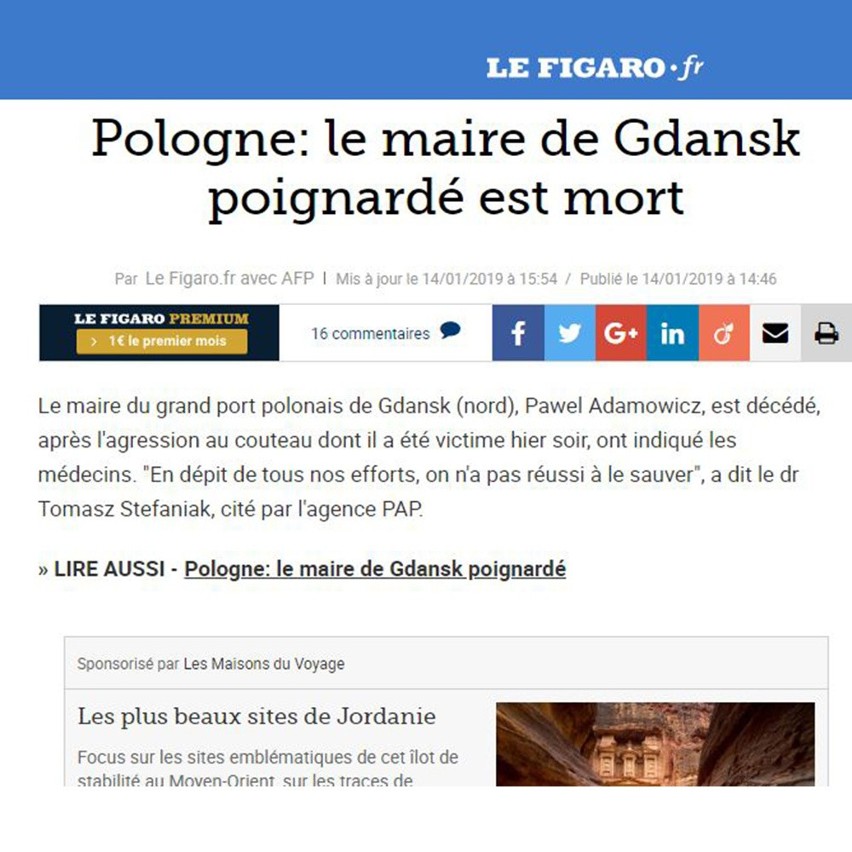 Francuski dziennik „Le Figaro” opisuje wstrząsające...