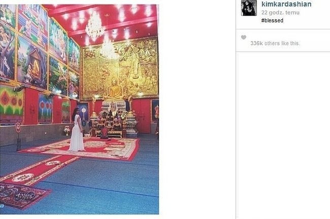 Kim Kardashian w Tajlandii (fot. screen z Instagram.com)