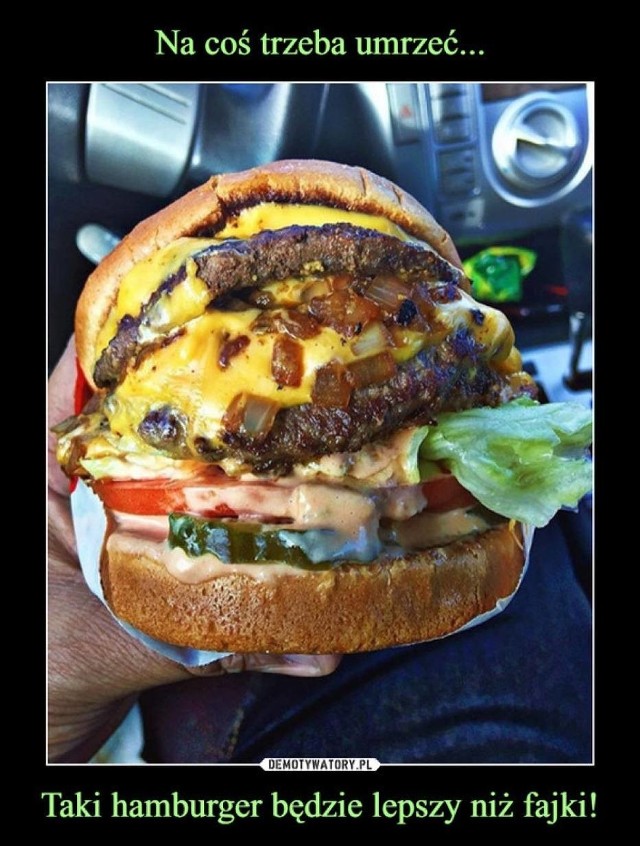 Mamy dzisiaj 28 maja a więc obchodzimy Światowy Dzień Hamburgera. Zobacz te najzabawniejsze znalezione w sieci.