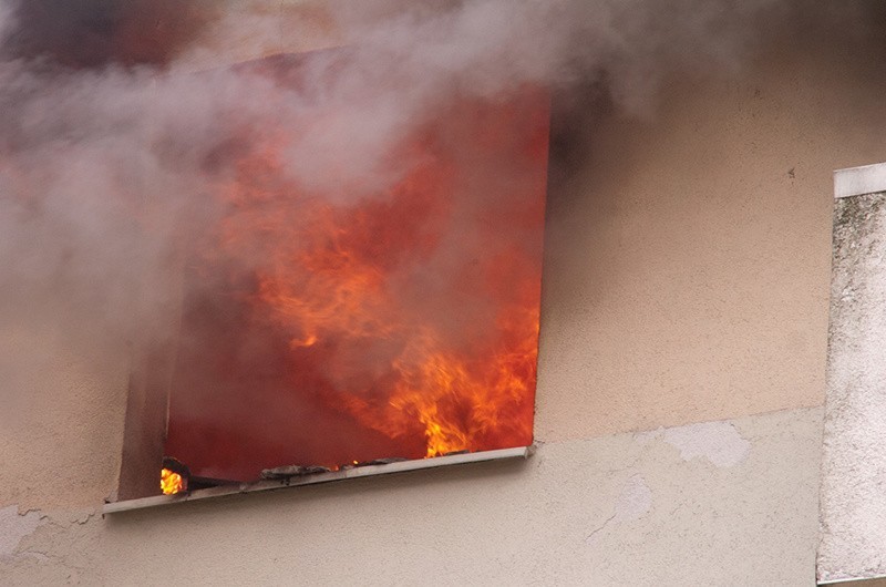 Pożar w Ustce. Nie żyje jedna osoba