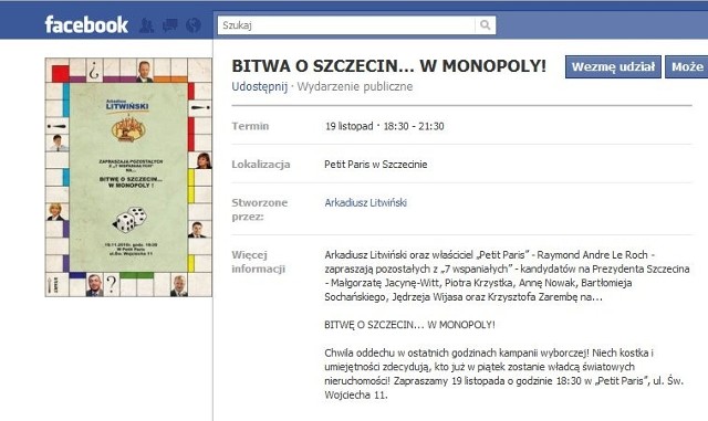 Bitwa o Szczecin w "Monopoly"