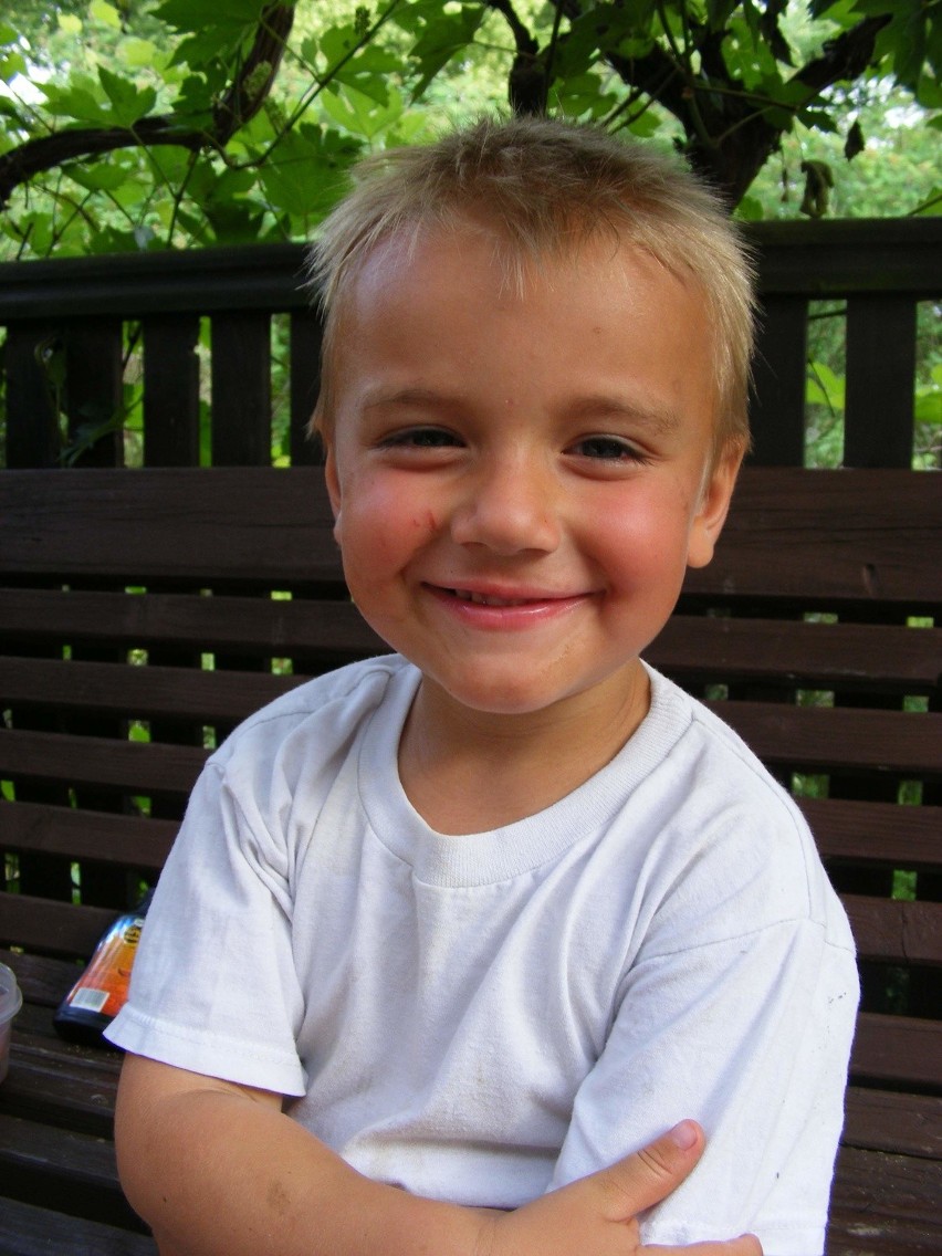 Daniel Bielecki z Brzeziny (4 lata). Wyślij sms o treści...