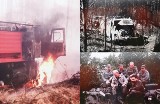 Historia Śląska. Dwóch strażaków spłonęło żywcem. Jeden w aucie, drugi podczas ucieczki. 30 lat temu ogień zajął 10 tys. ha lasu. [ZDJĘCIA]