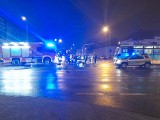 Wypadek w Poznaniu. Tramwaj zderzył się z samochodem osobowym w rejonie skrzyżowania ul. Ściegiennego