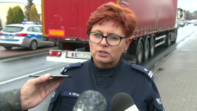 Rzeczniczka śląskiej policji Aleksandra Nowara Fot. TVN24/x-news