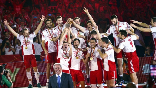 21.09.2014 katowice spodek hala  mistrzostwa swiata w pilce siatkowej mezczyzn polska 2014 world championship mecz polska brazylia  wielki final siatkowka reprezentacja fivb pzps ..michal winiarski pawel zatorski mariusz wlazly pawel zagumny krzysztof ignaczak mateusz mika  karol klos michal kubiak dawid konarski piotr nowakowski andrzej wrona mariusz wlazly rafal buszek dawid konarski fabian drzyzga marcin mozdzonek fot. sylwia dabrowa / polskapresse