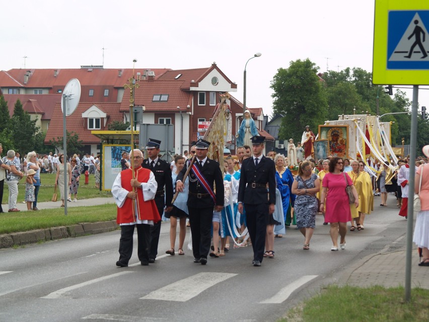 Ostrołęka. Boże Ciało 2019. Procesja w parafii pw....