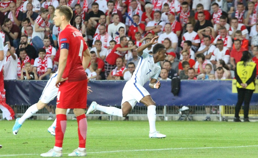 Polska reprezentacja U21 przegrała z Anglia w Kielcach 0:3