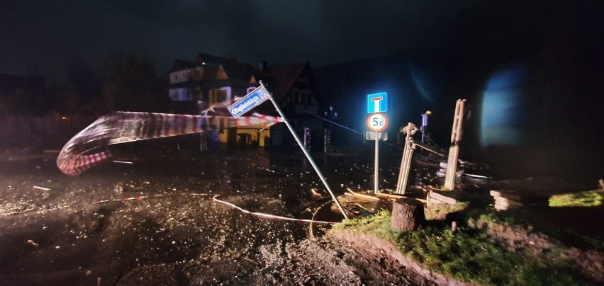 Halny na Podhalu. Trwa wielkie sprzątanie szkód