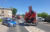 Wypadek na ulicy Wólczańskiej w Łodzi. Jedna osoba ranna ZDJĘCIA