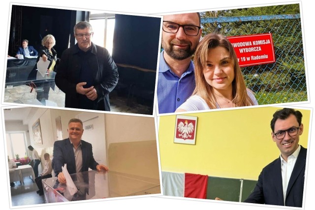 Tak głosowali znani mieszkańcy regionu radomskiego. Zobaczcie kolejne zdjęcia.