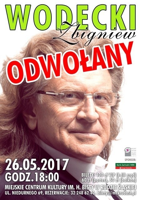 Zbigniew Wodecki miał udar. Jest w ciężkim stanie. Koncerty...