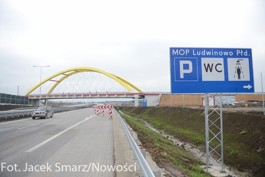 Autostrada A1 do Łodzi przed otwarciem