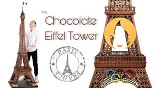 Igrzyska olimpijskie w Paryżu słynny francusko-szwacarski cukiernik Amaury Guichon uczcił stworzeniem czekoladowej Wieży Eiffla [WIDEO]