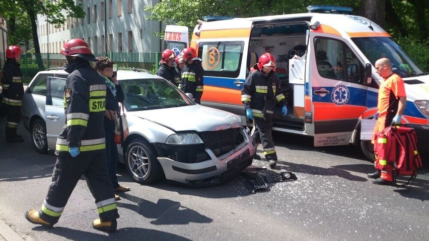 Kierowca skody wymusił pierwszeństwo i zderzył się z...