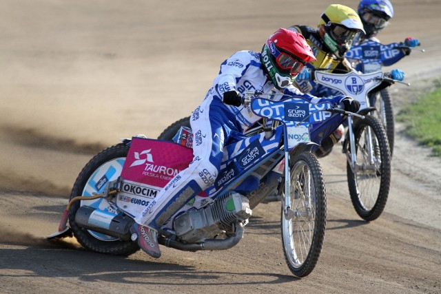 Martin Vaculik (czerwony kask) w tym sezonie jest najskuteczniejszym zawodnikiem Enea Ekstraligi