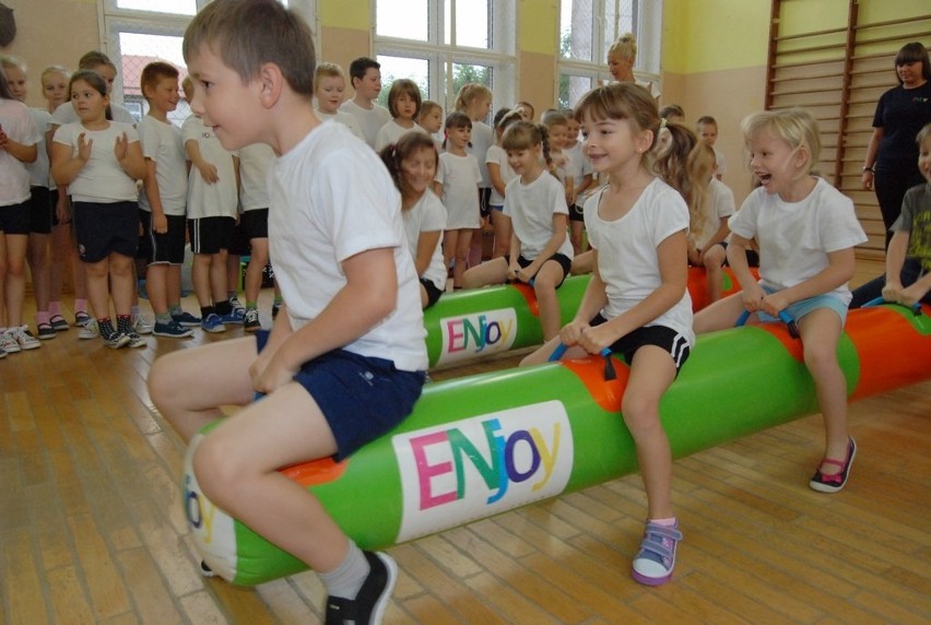 Wielkim świętem sportu w Szkole Podstawowej w Rosnowie...