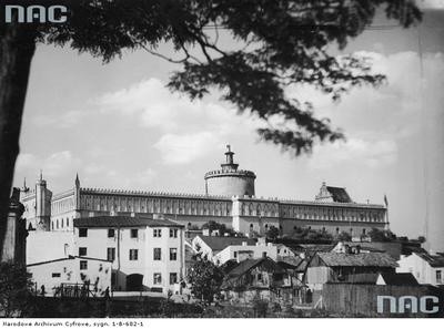 1939 rok. Nad domami dzielnicy żydowskiej góruje Zamek Lubelski, który w tym czasie był więzieniem