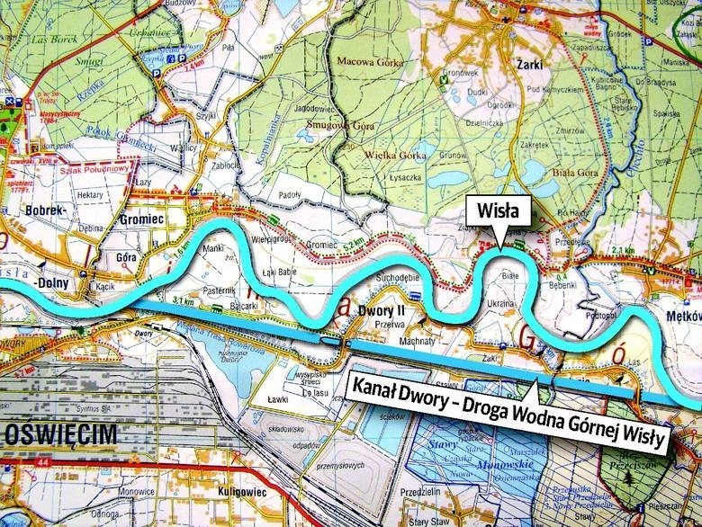 Kanał Śląski to wielka szansa dla Oświęcimia i regionu czy tylko mrzonka? Nowa droga wodna ma powstać do 2030 roku [ZDJĘCIA]