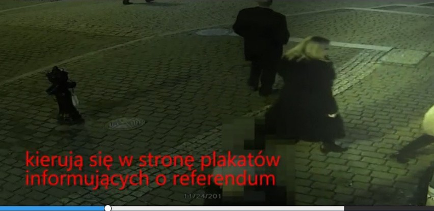 Burmistrz Chrzanowa zamieszany w zrywanie plakatów referendalnych?