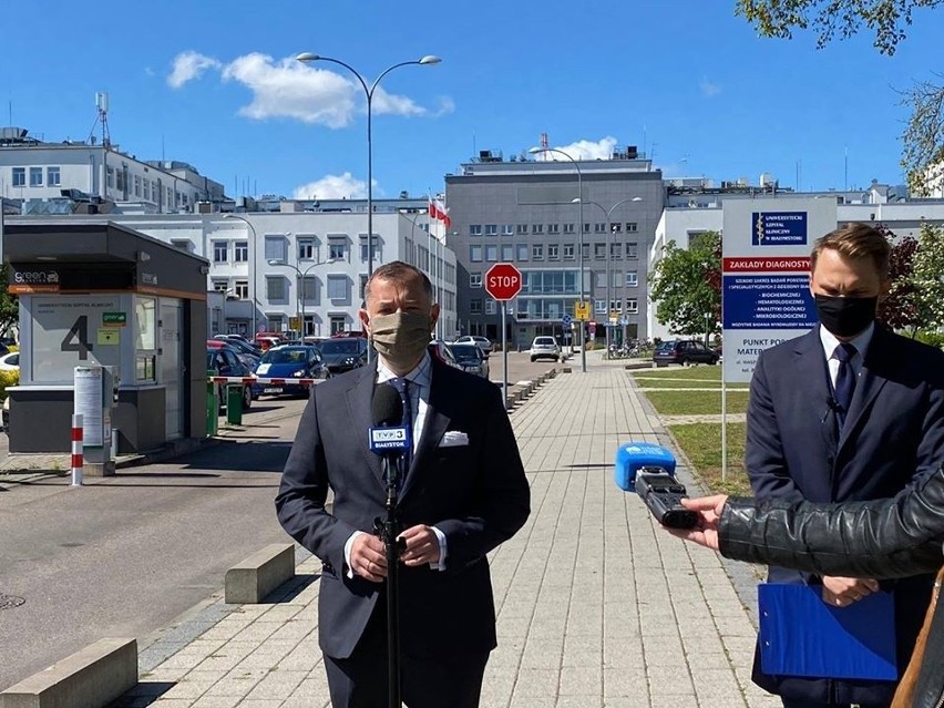 Poseł KO Krzysztof Truskolaski w środę 20 maja na...