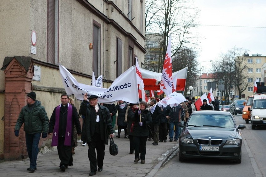 Protest rolników w Słupsku