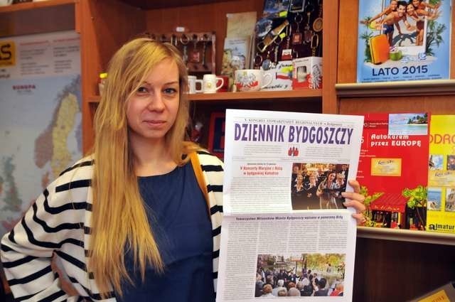 „Dziennik Bydgoszczy” trzyma Katarzyna Wojda, specjalista  do spraw turystyki