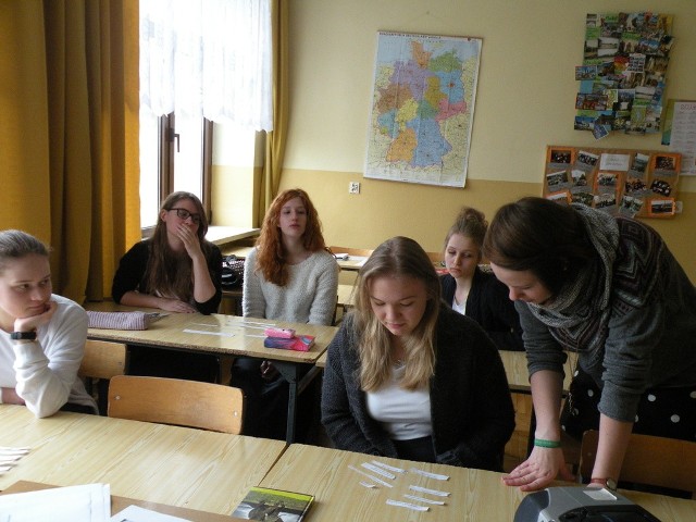 Katharina Gloe, wolontariuszka pochodząca z okolic Hamburga, prowadziła zajęcia z języka niemieckiego w Mariówce.