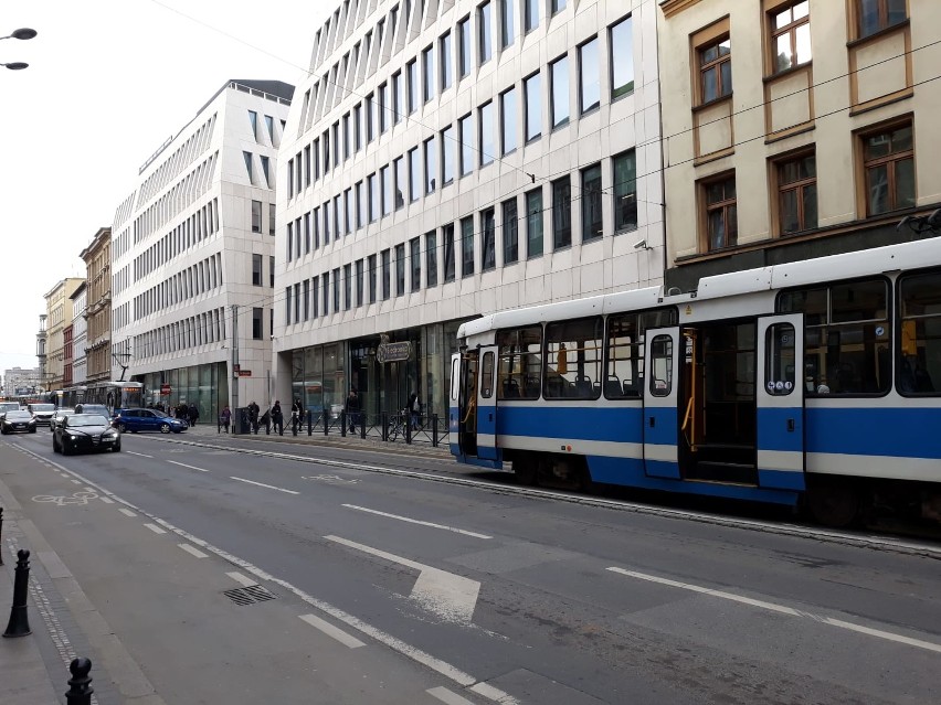 Awaria tramwajów w centrum