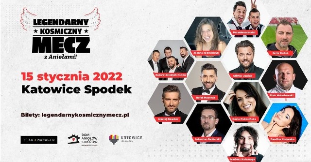 Legendarny Kosmiczny Mecz z Aniołami odbędzie się 15 stycznia 2022 roku w katowickim Spodku. Bilety są już w sprzedaży.