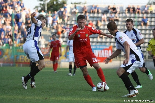 W spotkaniu Pucharu Polski Miedź pokonała Dolcan 2:1