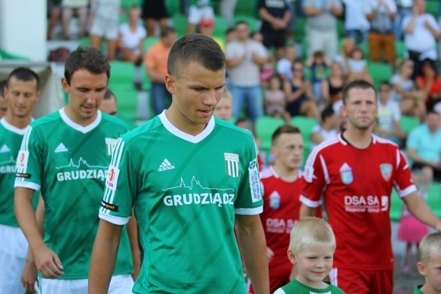 Bartosz Jaroch zaliczył swój debiut w Olimpii Grudziądz i na boiskach pierwszej ligi.