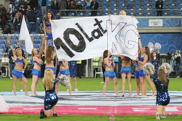 Kolejorz Girls na meczu Lech Poznań - Ruch Chorzów