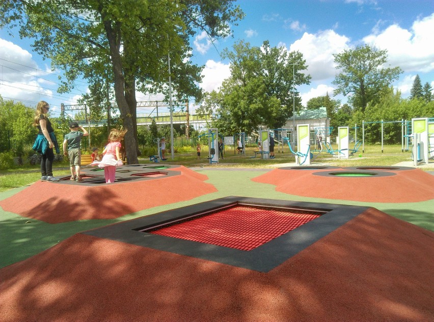 Białystok. Linarium i park trampolin na Starosielcach