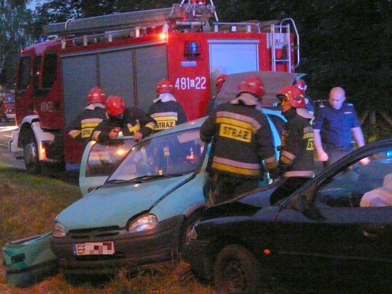 Groźny wypadek pod Pabianicami! Sześć osób rannych, w tym 4-letnia dziewczynka! [zdjęcia]