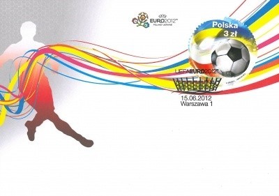 Najnowszy znaczek na Euro 2012 jest okrągły