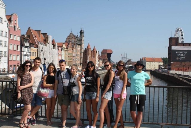 W ubiegłym roku studenci opolskiej WSZiA, nasi i zagraniczni, pojechali na integracyjną wycieczkę nad polskie morze. Na zdjęciu w Gdańsku.