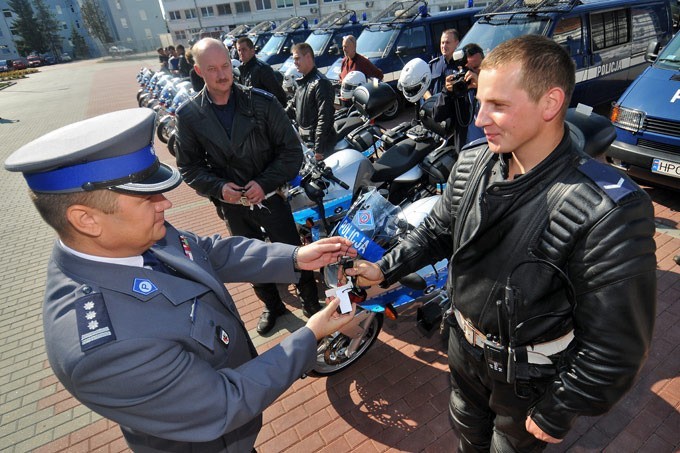 [wideo] Ryczące potwory zaczęły służbę w bydgoskiej policji