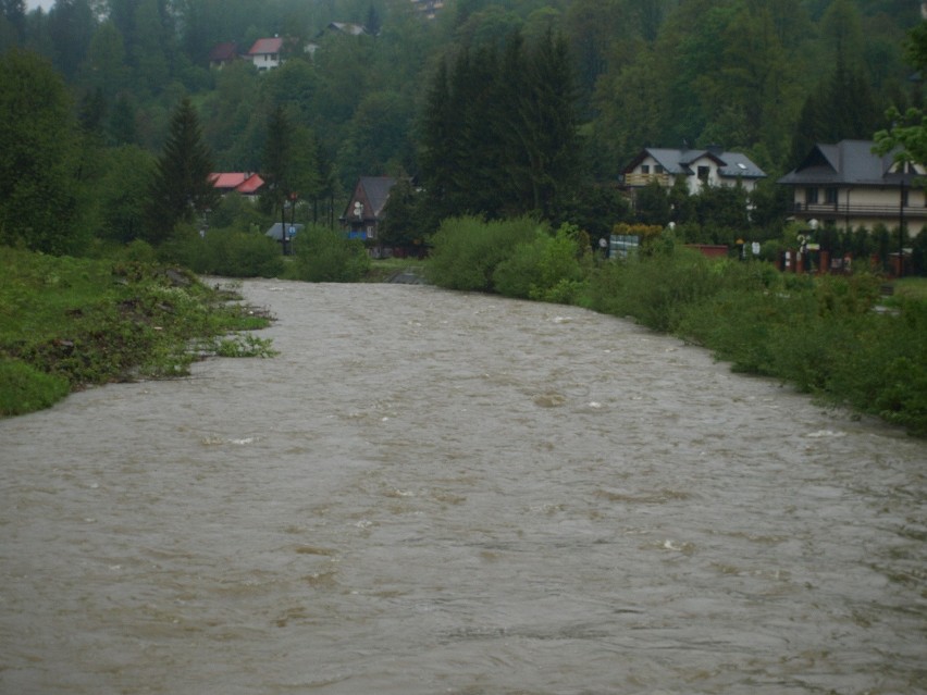 Powódź 2014 w Wiśle - lokalne podtopienia