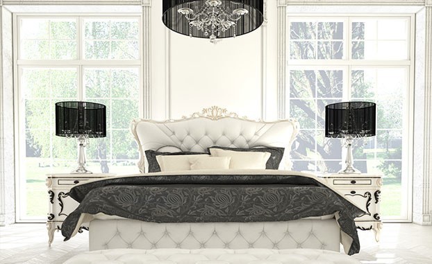 Sypialni w stylu glamourW tak zaaranżowanym wnętrzu łatwiej będzie o dobry sen i nie tylko.