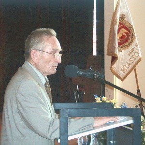 Profesor Henryk Samsonowicz, honorowy obywatel Łomży
