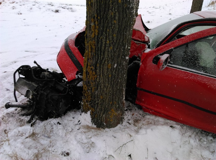 Wypadek na trasie Radziłów - Mścichy.