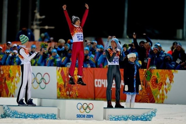 Kamil Stoch zdobył w Soczi 2014 złoto na normalnej skoczni