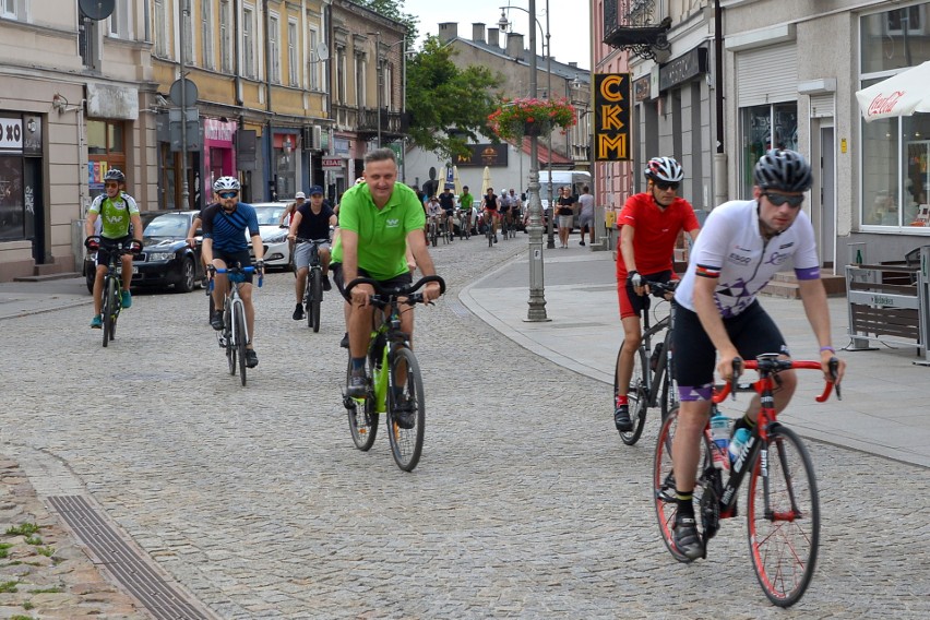 Onkolodzy z całej Europy przejechali na rowerach przez Kielce